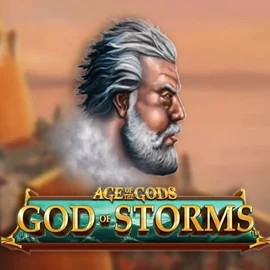 Age Of The Gods: God of Storms logo by Playtech Blazing Wildz Casino