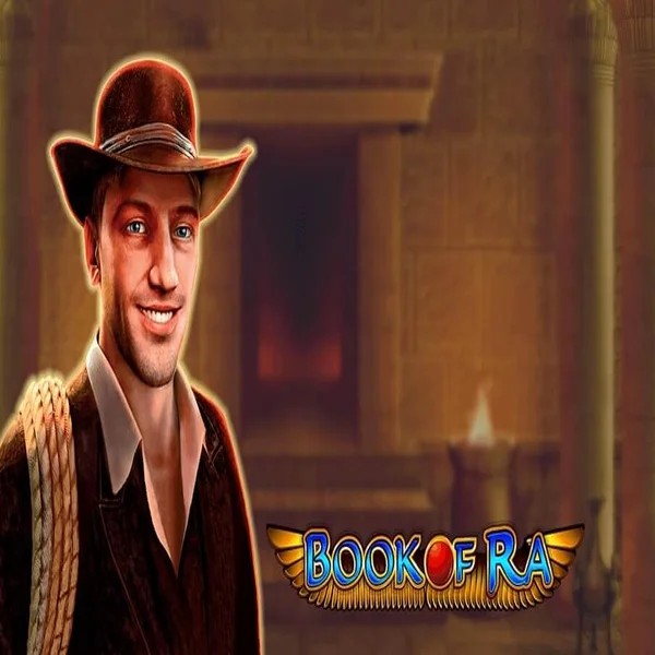 Book of Ra by Greentube, showcased at blazing-wildz-casino.net – game logo