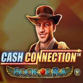 Cash Connection Book Of Ra by Novomatic, showcased at blazing-wildz-casino.net – game logo