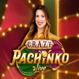 Official Live Casino logo: Crazy Pachinko by Evolution at Blazing Wildz Casino