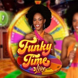 Live Casino logo of Funky Time from Evolution at Blazing Wildz Casino