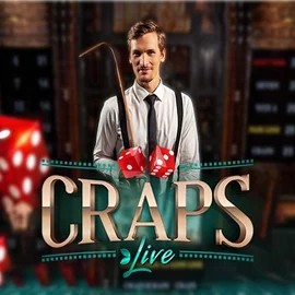Live Craps logo – Live Casino by Evolution at Blazing Wildz Casino