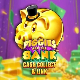 Slots logo of Piggies And The Bank Cash Collect & Link from Origins at Blazing Wildz Casino