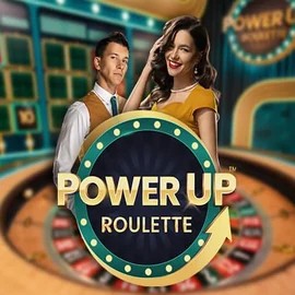 PowerUP Roulette game by Pragmatic Play – logo hosted on Blazing Wildz Casino