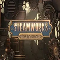 Steamworks The Workshop game by Peter & Sons – logo hosted on Blazing Wildz Casino