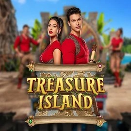 Treasure Island online game logo by Pragmatic Play on blazing-wildz-casino.net