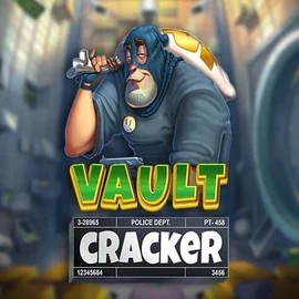Vault Cracker slot logo by Red Tiger Gaming at Blazing Wildz Casino